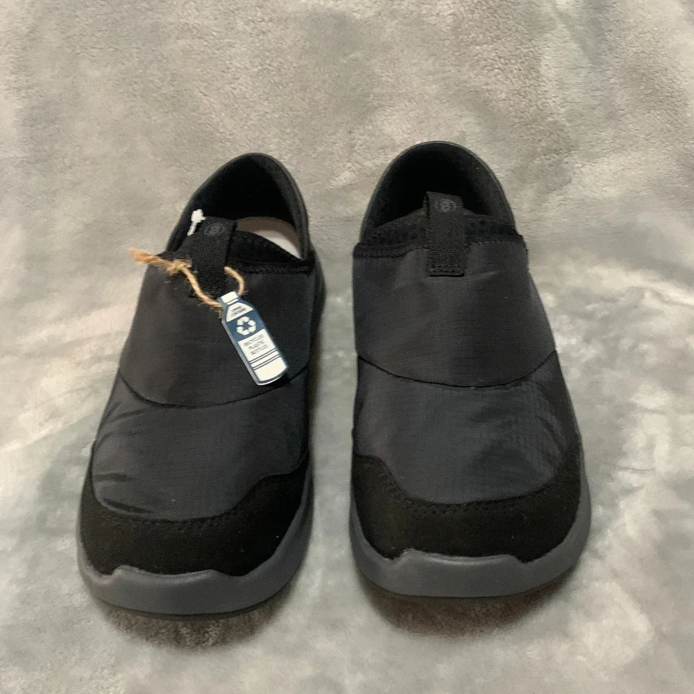 KEEN Mosey Derby Slip On Shoes Triple Black Recycled 1031156 Mens 7.5 Womens 9‎
